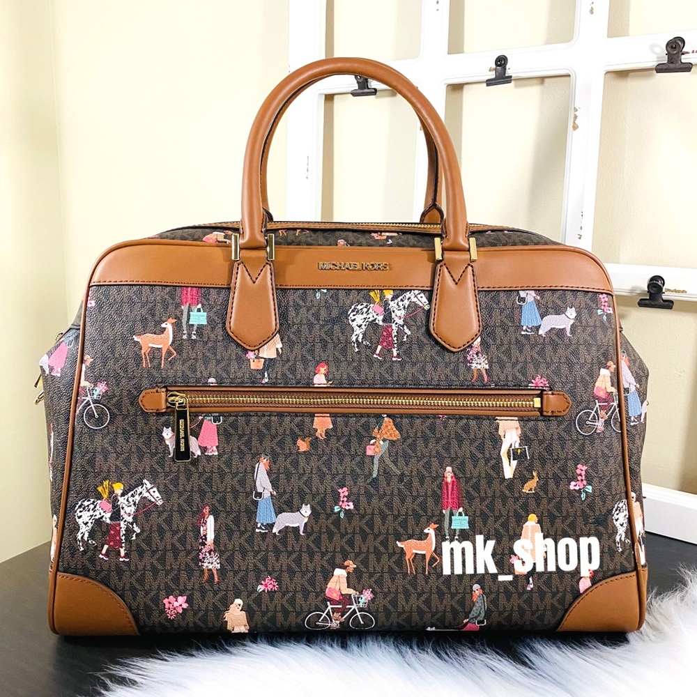 Michael Kors Jet Set Girls Travel Large Weekender Duffel Bag - Picture 2 of 15